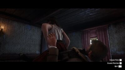 Как выглядит секс с проститутками в Red Dead Redemption 2.