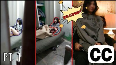 #1 1/2 "New stepsister" You don't dare cum inside my pussy