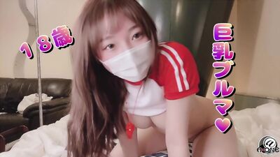 Beautiful big-breasted girls in school gym uniforms are fucked in the back.