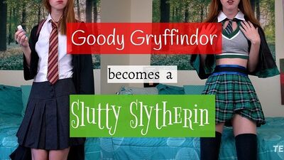 Goody Gryffindor becomes a Slutty Slytherin [Ginny Weasley Potion JOI]