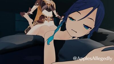 Genshin impact hentai #Венти #Итэр