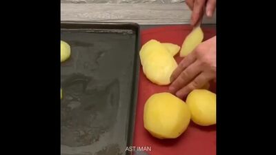 Праздничный гарнир из картофеля.