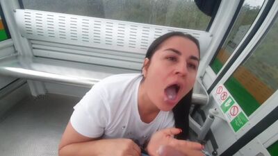 They catch me fucking in the cable car of Medellin Colombia kathalina7777 exhibitionist forever