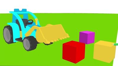 Мультик раскраска про машинки Грузовичок Лева и Трактор цвета для детей