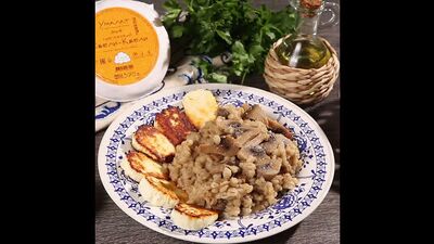 Перловка с шампиньонами и свели-квели