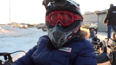 Рождественская гонка по зимнему картингу 2018 13.01.2018