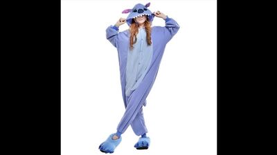 Пижама кигуруми Стич, взрослый, L купить почтой России недорого наложенным платежом