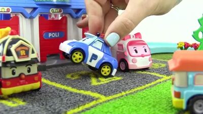 Мультики про машинки Робокар Поли! Команда спасателей. Брунер в беде! Игрушки из конструктора