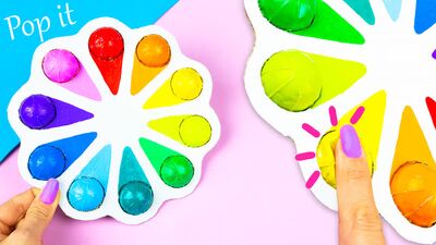 Антистресс Pop it игрушка Пупырка своими руками Как сделать Поп ит Diy Pop it fidget toy