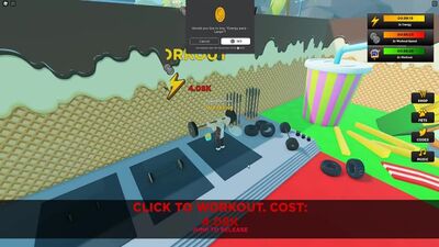 [АИД ROBLOX] ПОДНЯЛ ГИГАНТСКИЙ ТРАКТОР! Я СУПЕР КАЧОК! СТРОНГМЕН СИМУЛЯТОР ROBLOX