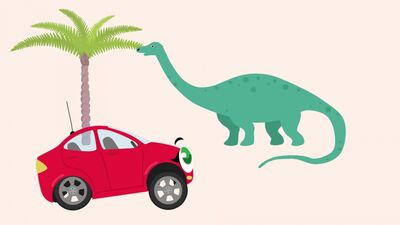 Бибика - Динозавры - Мультик про машинки и животных