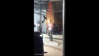 Kerem Bursin-съемки этот город последует за тобой