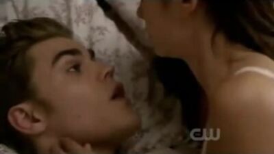 The Vampire Diairies Stefan and Elena bed scene 02x06