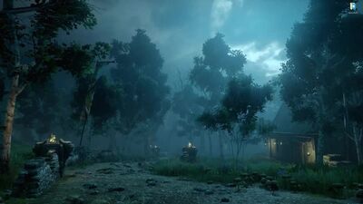 Грозовой ливень в игре Dragon Age Inquisition - живые обои для Wallpaper Engine