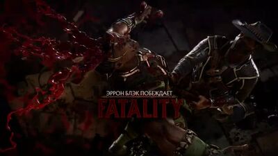 MK 11 Эррон Блэк, 2 фаталити