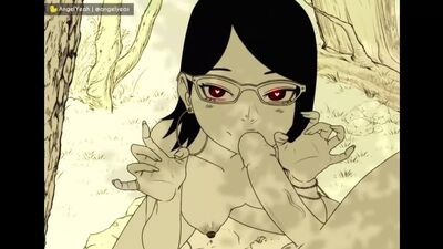 Boruto rule 34 sarada uchiha blowjob