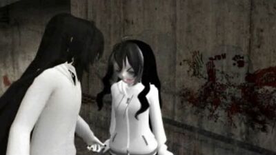[MMD] Jeff and Jeffy the Killer - Anything You Can Do I Can Do Better [test model]