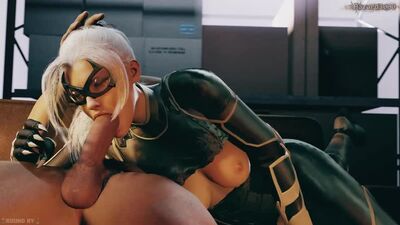 AWF Black Cat Blowjob Sound