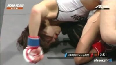 SongGaYeon. ROAD FC 020. Song Ga Yeon vs Satomi Takano