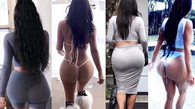 Трибьют Kuchek для большой задницы Kim Kardashian