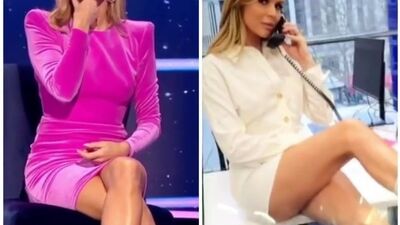 Amanda Holden шпилит милфу с горячими ногами 4