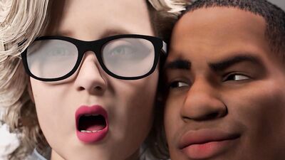 И красивая и толстожопая!