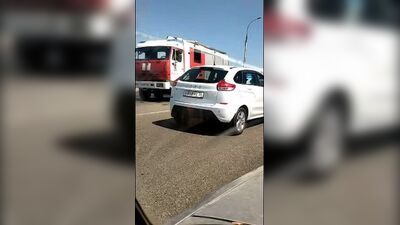 Авария на Новом мосту в Астрахани