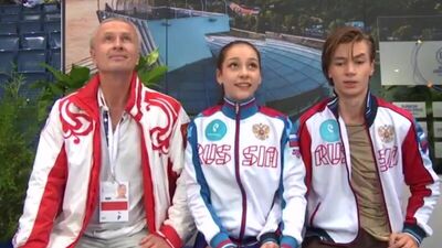 Елизавета Шанаева / Дэвид Нарижный ПТ, ЮГП Bratislava 2018