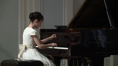 Александра Довгань. Выступление на конкурсе Grand Piano Competition.