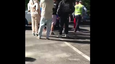 Авария на Мосфильмовской улице в Москве с участием Михаила Литвина