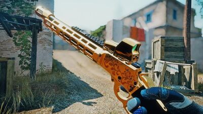 Золотой Marlin 1894 Custom