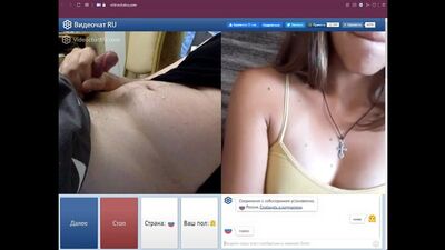 Кончил сразу. Помогла кончить чуваку в чатрулетке, ometv. 