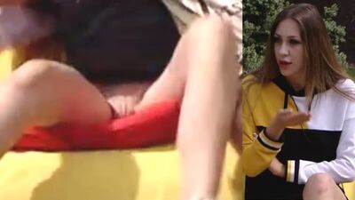 Алена Рапунцель под юбкой