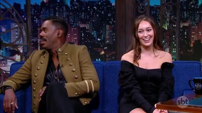 Алисия Дебнем Кери и Колман Доминго на ток-шоу «The Noite» | 10.08.2018