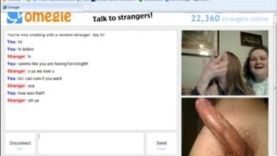 Жесткая реакция девушек на кончающий член в видео чате