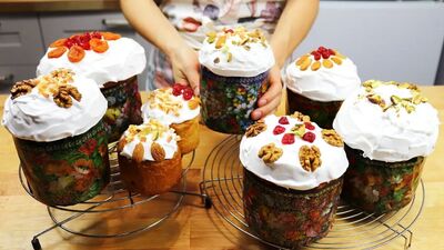 Пасхальный КУЛИЧ на Сливках Сладкий, Сдобный, Воздушный