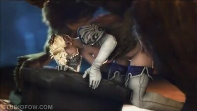 Жесткое изнасилования монстром