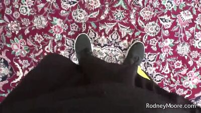 Alia Janine хардкорный трах и камшот на лицо зрелой с большими сиськами