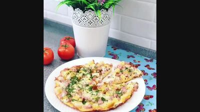 Хлебная пицца