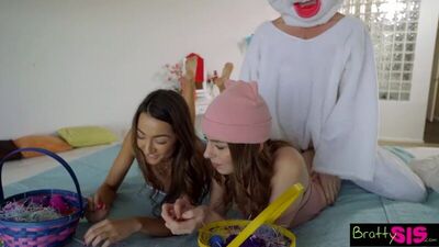 Брат в одежде зайца ебет сестру - Creampie surpise домашнее homemade amateur full hd xxx porn инцест любительское hardcore teen