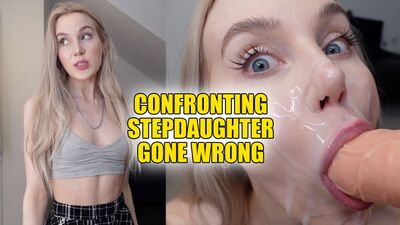 Противостояние сводного папочки, девочки пошло не так, ролевая игра Sofie Skye, инструкция по дрочке, сперма на лице