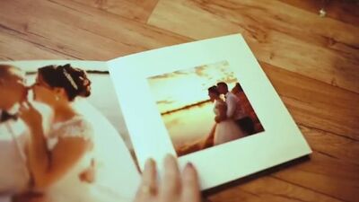 Свадебная фотокнига - Принтбук Премиум в твердой обложке