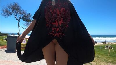 Bottomless Public Beach Walk Part 2