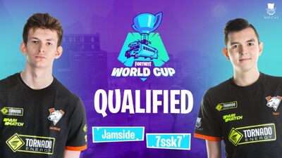 Jamside и 7ssk7 прошли на Fortnite World Cup!