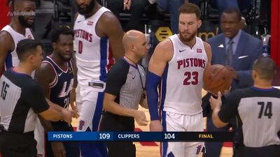 Блэйк Гриффин и Патрик Беверли сцепились после финальной сирены