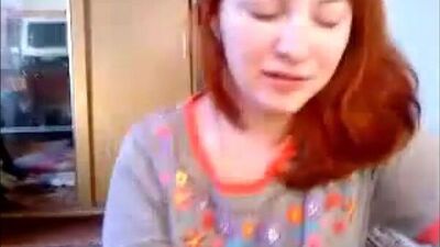 Рыжая бестыжая, писю пососала) - любительское видео секс порно домашнее анал минет вписка пьяная бухая сосет молодая хуй мамку