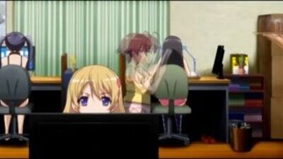 Хентай _Eroge / Эроге: Разработка порнушки с тремя сестричками - 01 [рус. озвучка]