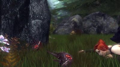 Волк отлизал киску Ассуми, после чего выебал её влажную пизду, Порно мульт...