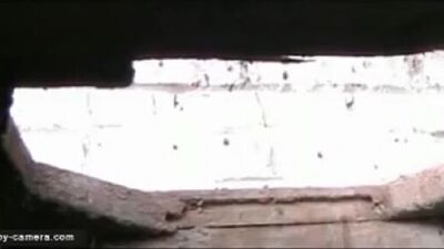 Подглядывание в женском пляжном туалете