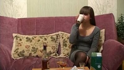 Drunken girl is ready to fuck the whole night long